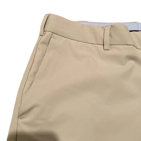 Peter Millar Crown Crafted Stealth Performance Short in Oat Sz: 35 - Picture 3 of 8